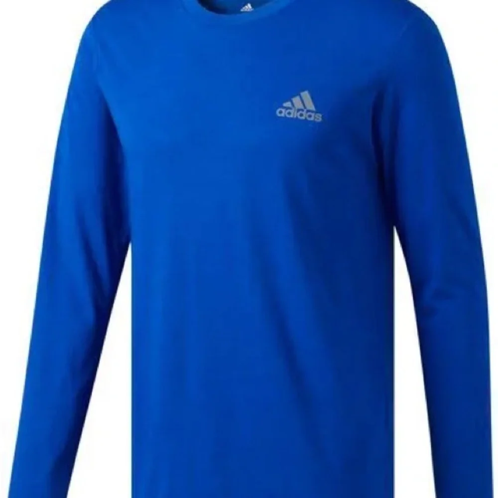 Adidas Men's Vibrant Blue Long Sleeve Ultimate Tee‎
